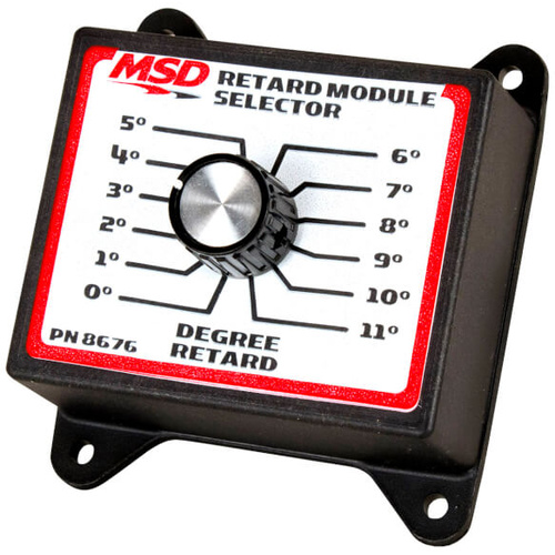 MSD Module Selector, Ignition Timing, Retard, Plastic, 0-11 Degree Range, 1 Degree Increments, Each