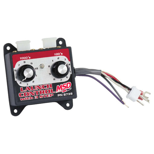 MSD Module Selector, Launch Control, 3-Step, Adjustable, 1, 000-10, 900 rpm, Each