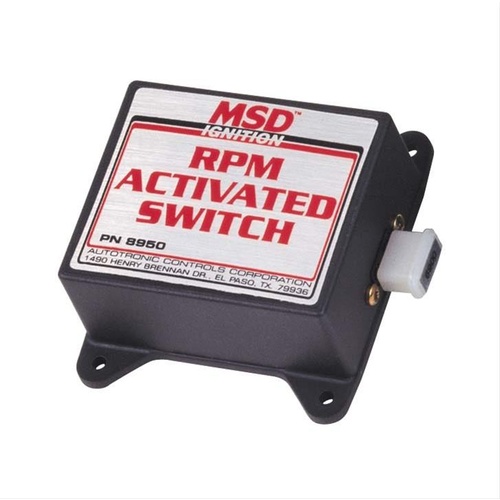 MSD RPM Activated Switch, Adjustment Requires Pills, 1 Cylinder, 4-Stroke, 720 Degree Rotation, Each