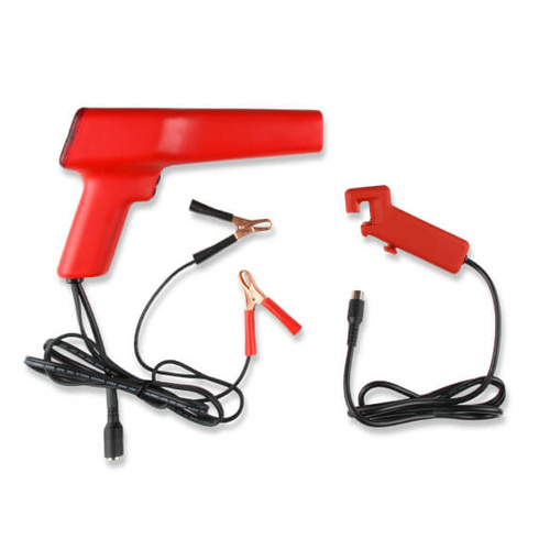 MSD Timing Light, Plastic, Red, Inductive Pickup, 12 V, Each