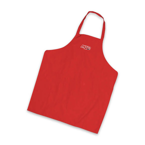 MSD Apron, Engine Builders Apron, Cotton/Polyester, Red, Logo, Each