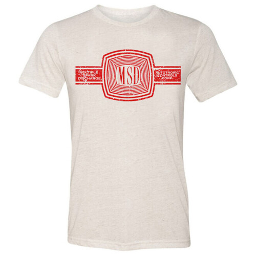 MSD Vintage Logo T-Shirt, Cream, Men's