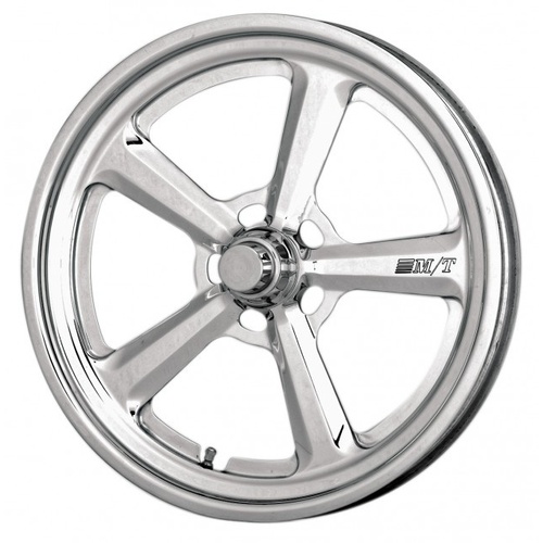 Mickey Thompson Wheel Pro-5 Drag Aluminium Polished 15 in. x 3.5 in. Spindle Mount 3.75 in. Backspace Each
