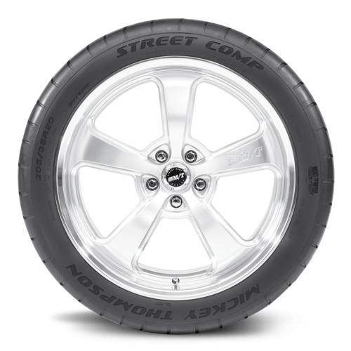 Mickey Thompson Tyre, Street Comp, P245/45R17, Radial, 95 Load Range, Y Speed Rated, Blackwall, Each