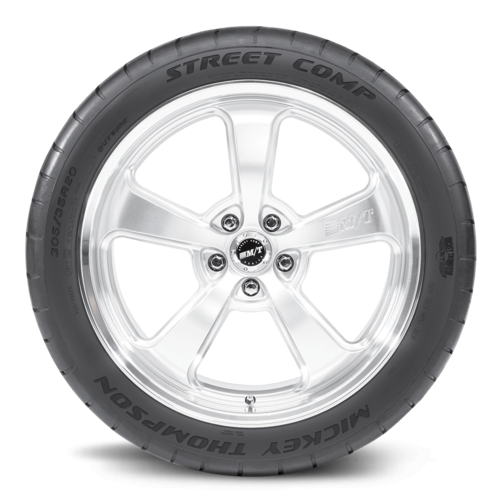 Mickey Thompson Tyre, Street Comp, P245/45R17, Radial, 95 Load Range, Y Speed Rated, Blackwall, Each