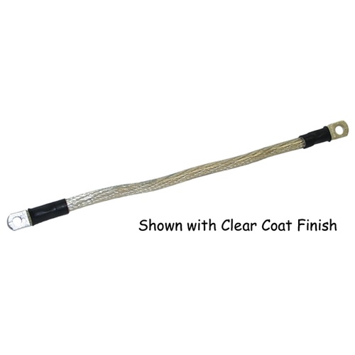 MIDUSA Cable Battery Ultra-Flexible, Clear Softail 89/08 1-10 in, 1-12 in. Cable 4 Gauge Tinned Copper 79-3002