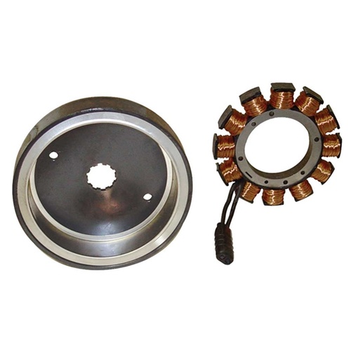 MIDUSA 38Amp Rotor/Stator Kit Softail 2001/2006, Dyna 2004/2005 Replaces Hd29981-95 & HD 30017-01A