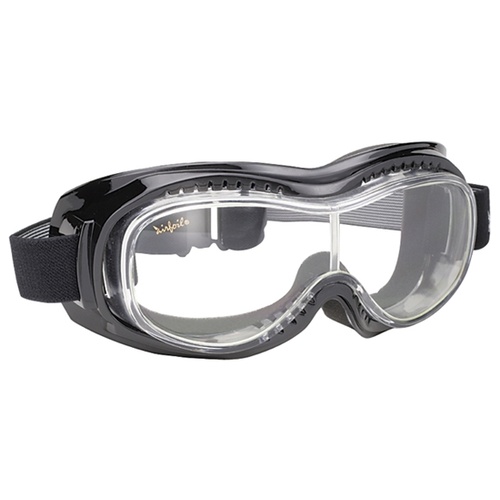 MIDUSA Goggle, Airfoil in. Fit-Over in. Fits Over Most Prescription Glasses, Clear Lens Pacific Coast 9305