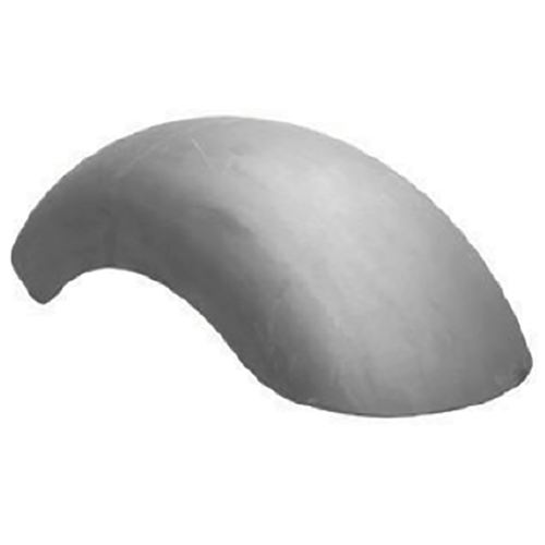 MIDUSA 9 in. Round Top Softail Rear Fender For 180 Or 200 Tires One Piece Phosphate Etched