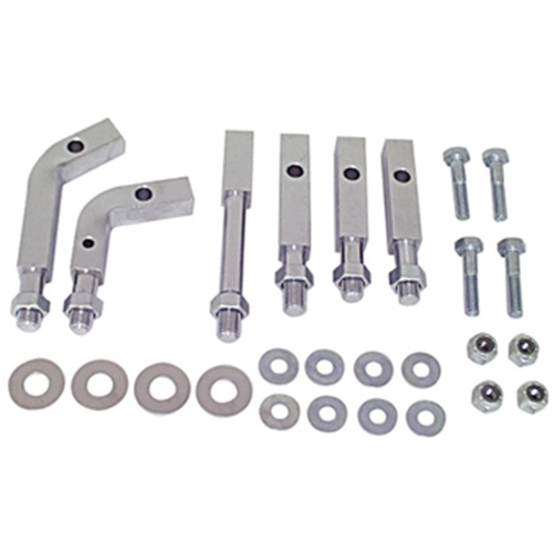 MIDUSA Footboard Mounting Kit Chrome Plated Big Twin 4 Speed 1941/1969, Tin Or Alum Primary, Mech Or Hyd Rr Brakes