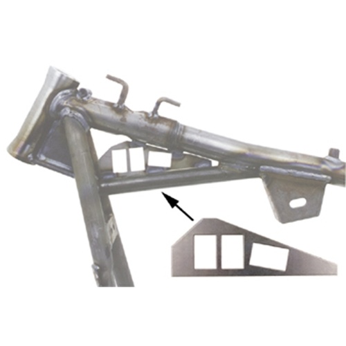 MIDUSA Frame Bracket, Weld On Type Mount All Models W/Flatside Fatbobs Electrical Connector Mount