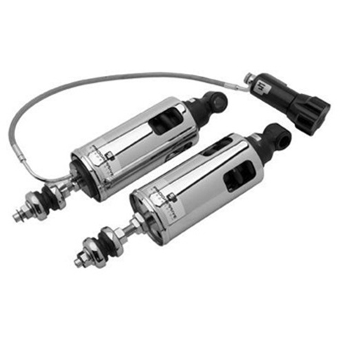 MIDUSA Shock Absorber, RAP Design, Fits Softail 1989/1999 ALL Remote Adjustable Chrome 422-4101C, Each