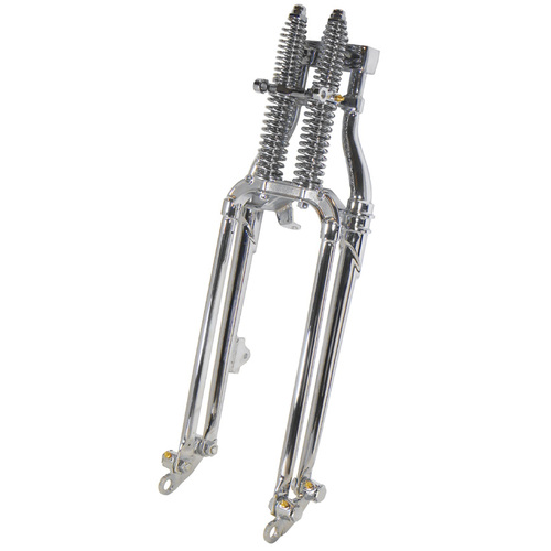 MIDUSA Antique Springer 20 in. Chrome Plated Big Twin Custom Application Chrome Finish, Each