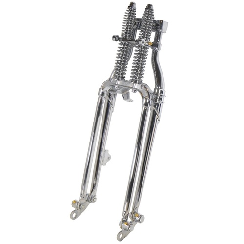 MIDUSA Antique Springer 26 in. Chrome Plated Big Twin Custom Application Chrome Finish, Each