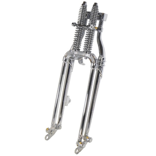 MIDUSA Antique Springer 18 in. Chrome Big Twin Custom Application Includes Axle Kit, Each