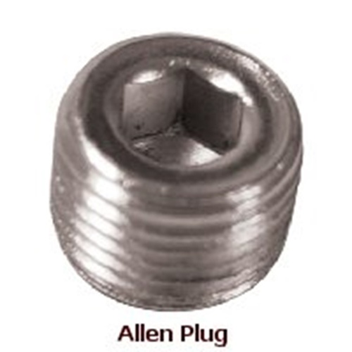 MIDUSA Allen Head Plug Chrome 1/8 in. NPT See OEM & N For Uses Replaces HD 45830-48 MFG.31588