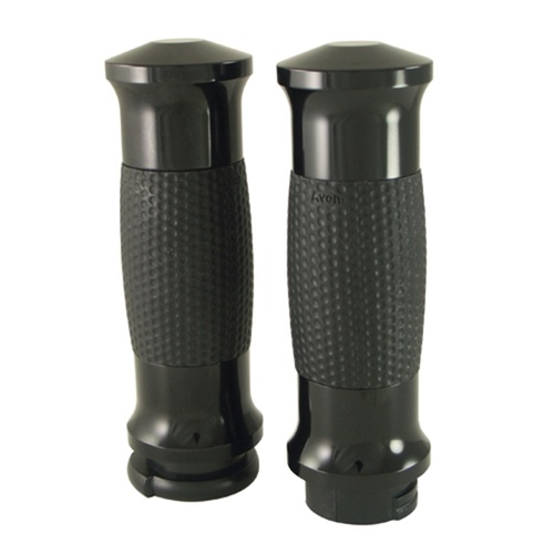 MIDUSA Hand Grips, Gel Style, Black Fits All Models With Exterior Cables Gel-70-Ano, Pair