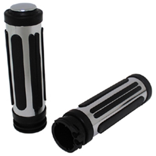 MIDUSA Throttle Control W/Grips Split Rail Any Mdl W/Ext Th Cable Sngl & Dual Th Chr, Fly By Wire