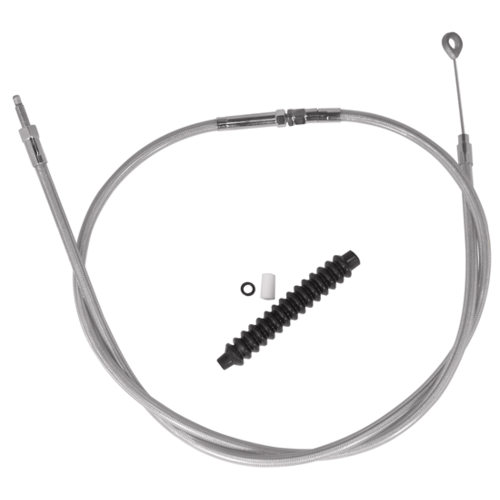 MIDUSA Clutch Cable LW, Braid Clear Coat, Replaces HD# 38667-07 66.8 in., Each