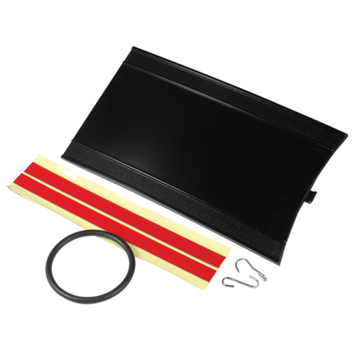 MIDUSA Gas Tank Center Panel, Black Big Twin With 1968/1999 Dash Die Cast, Replaces HD# 61118-81, Each