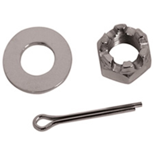 MIDUSA Axle Nut, Washer & Cotter Pin Big Twin Sportster 89/L Uw Rr Axle 5/8-18 Thd & Cotter Pin Hole 3553-3