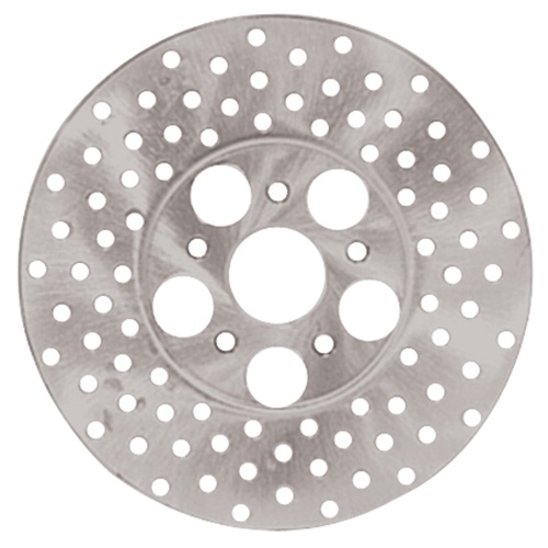 MIDUSA Brake Disc, Drilled 10 in. OD FL(Fr Rr)72/E78, FX(Rear)73/E78, FX Sportster(Front)73 Replaces HD 41807-73, Each