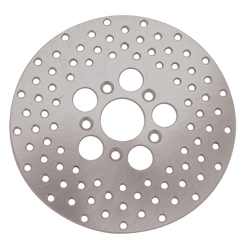 MIDUSA Brake Disc, Drilled 10 in. OD FL FX(Rear)78/80, FL(Front)1978/1984 Exceeds OEM Replaces HD 41813-79, Each
