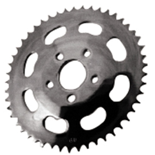 MIDUSA Sprocket, Rear Cutout Chrome Plated 51T Big Twin 4-Spd 73/85 Sportster 79/81 Replaces HD41470-73A HD41470-78T, Set