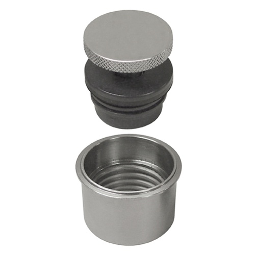 MIDUSA Flush Mnt Gas Cap Kit W/Weld In Bung For 1-13/16 in. Hole Cap 1-5/8 in. Od Knurled Cap W/Seal Cp