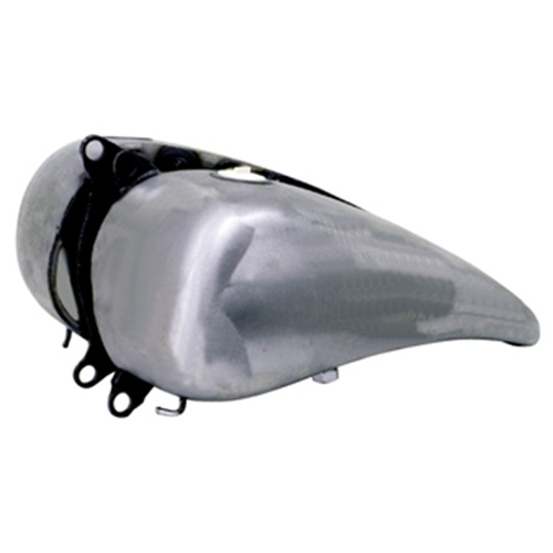 MIDUSA Fuel Tank, 2 in. Stretch Fatbob 5.5 for Harley Softail 84/99 FXWG 85/86 Custom App Use Screw In Type Gas Caps