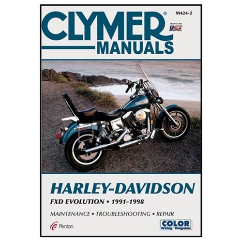 MIDUSA Repair Manual, Clymer M424 Dyna Evo Models 1991/1998 Detailed Service and Repair, Each