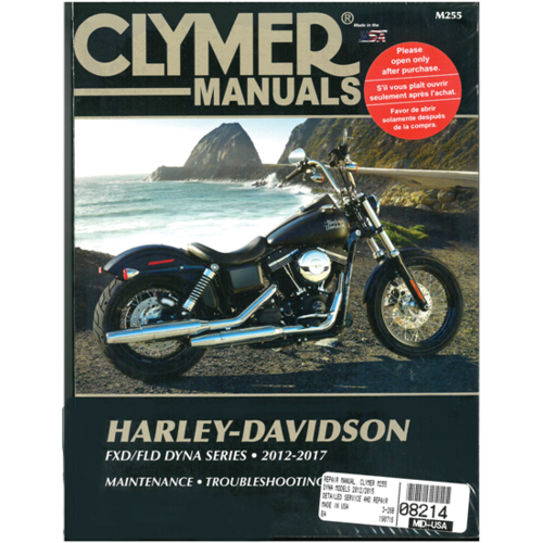 MIDUSA Repair Manual, Clymer M255 Dyna Models 2012/2015 Detailed Service and Repair, Each