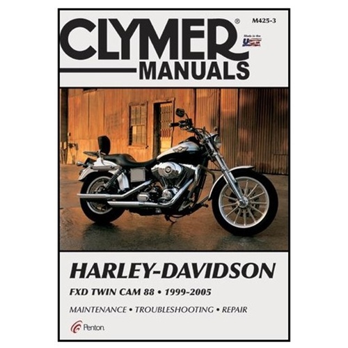 MIDUSA Repair Manual, Clymer M425-3 TC Dyna Models 1999/2005 Detailed Service and Repair, Each