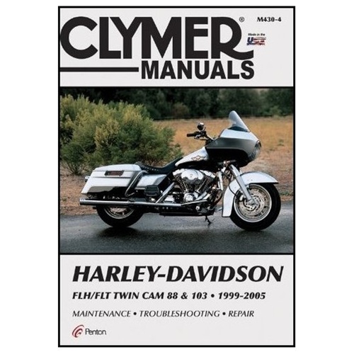 MIDUSA Repair Manual, Clymer M430-4 TC FLT FLHR FLTR 1999/2005 Detailed Service and Repair, Each