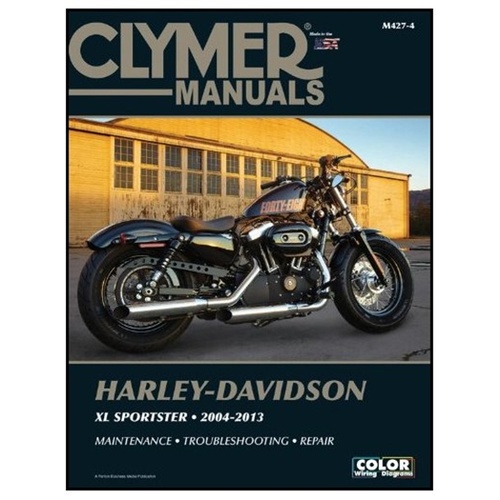 MIDUSA Repair Manual, Clymer M427 Sportster, 5 Speed 2004/2013 Detailed Service and Repair, Each