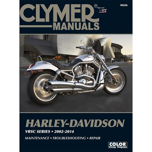 MIDUSA Repair Manual, Clymer M426 VRSC Series 2002/2014 Detailed Service and Repair, Each