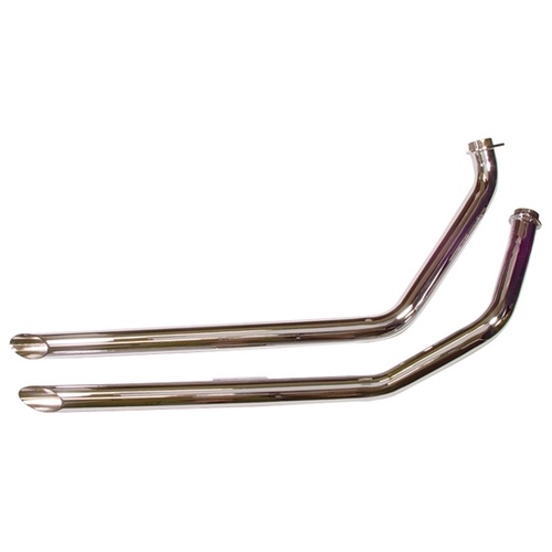 MIDUSA Exhaust Drag Pipes Slash Cut FX 4 Speed 71/84, FXWG 80/82 40 in. Long 1-3/4 in. OD KS/ES, Set