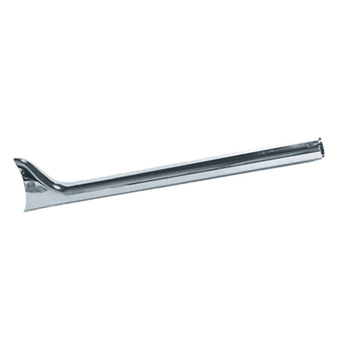 MIDUSA Exhaust Extension, Fishtail 36 in. Long For Left Or Right Side 1-3/4 in. OD Chrome Plated