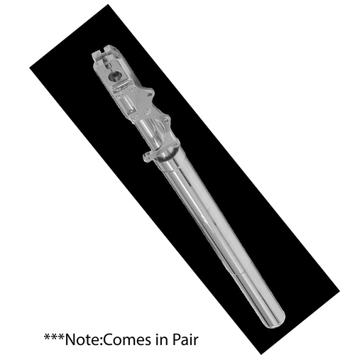 Ultima Tube & Slider Assembly for harley Set, Std Length +6: Lenght
