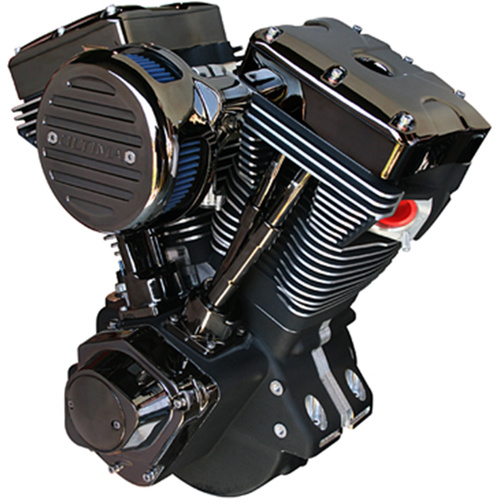 Ultima Engine For Harley 127 Cube Black Gem Engine 140 HP