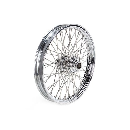 Ultima 21x2.15 Chrome 60 Spoke Front Wheel, Harley FXST pre-1999 3/4in. axle