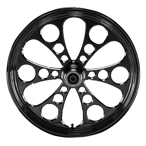 Ultima Wheel for Harley, KOOL KAT BK, Front,, 21X2.15, S
