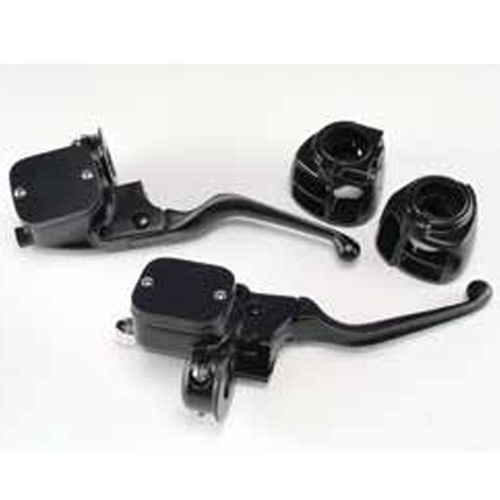 Ultima 1999 to 2006 FXST Brake / Hyd Clutch Hand Control Kit Black