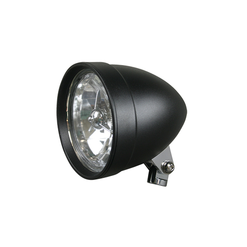 Ultima Headlight , Black Stretched Bullet 5 3/4'', H4 55/60, Each 