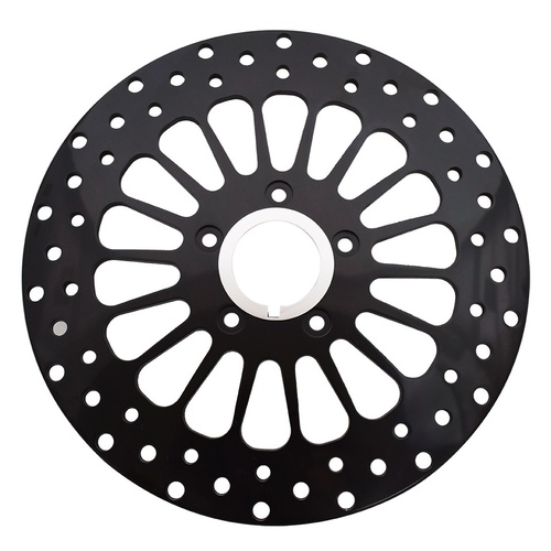 Ultima Brake Rotor King Spoke Black Suit Harley Rear