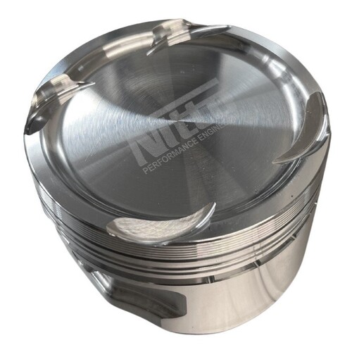 Nitto Pistons for Mitsubishi 4G63, Stroker, 2.3L, 86.0MM (+.040"), 22MM Pin, -19cc Dish, Heavy Duty Forging, set