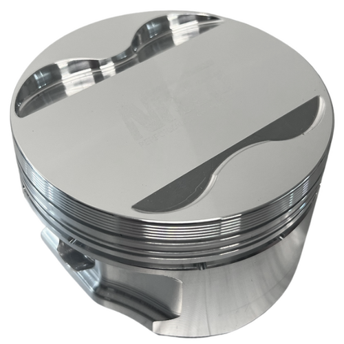 Nitto Pistons for Nissan RB30 (25NEO head), DOHC, Standard Stroke, 87.0MM (+.040"), -2cc Dish, Heavy Duty Forging, set