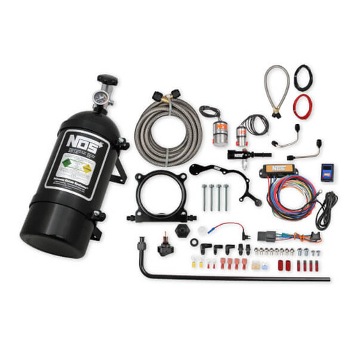 NOS Nitrous System, Wet Plate Kit, 2015-2017 For Ford Mustang w/ 5.0L Coyote, w/ 10lb blk bottle