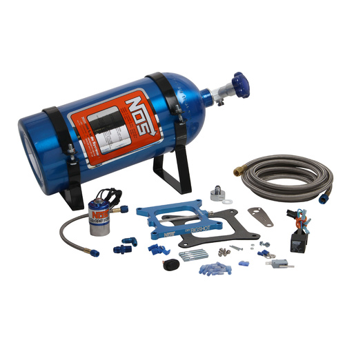 NOS Nitrous System, Big Shot Dry, 4150, 190-300hp, 10lb bottle