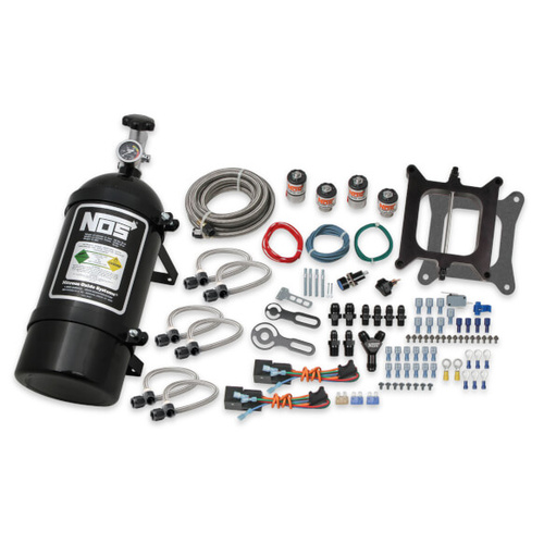 NOS Nitrous System, Pro Two-Stage, 4150, 200-500HP, blk 10lb bottle